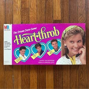 Heart-Throb The Dream Date Board Game *COMPLETE* Milton Bradley Dating 1988